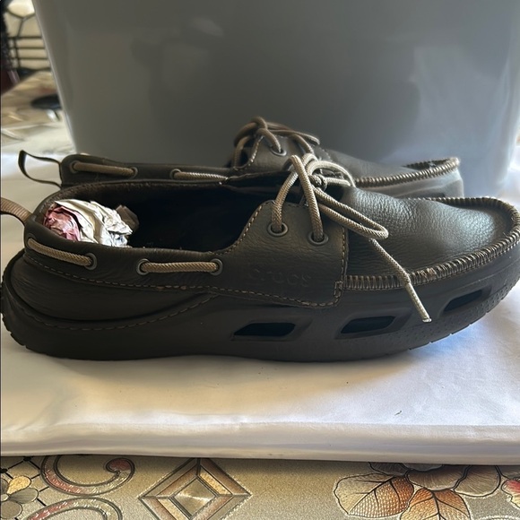 Dark Brown Leather Lace-Up Shoes main image 6
